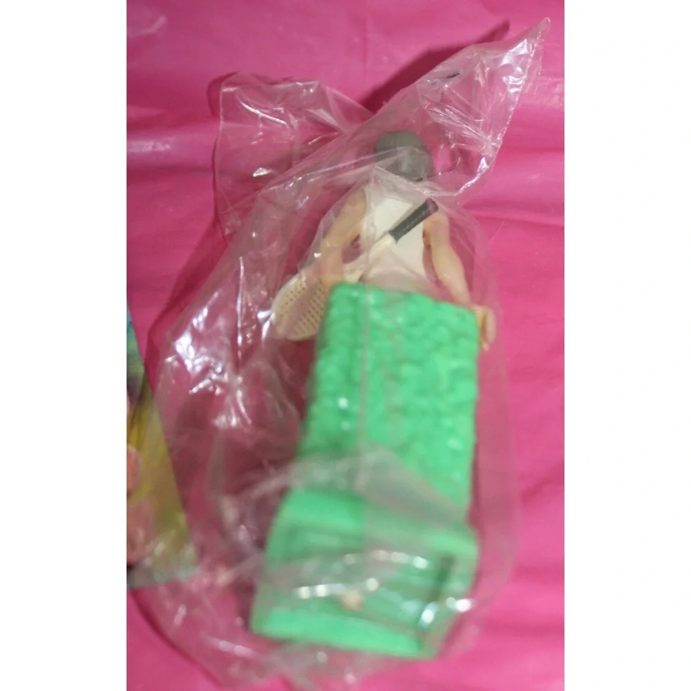 Vintage Wilton Tennis Player Girl With Racket 1973 Cake Topper Decoration 6